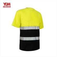 Hi vis safety reflective t-shirt custom uniform shirt